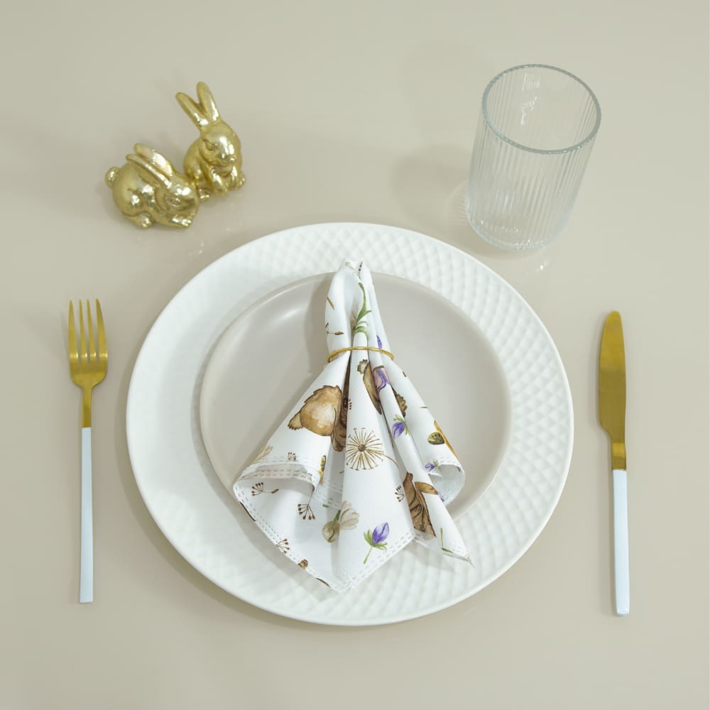 Kit 6 Guardanapos Essence 6 Peças Ultrassônico Páscoa Est. 2