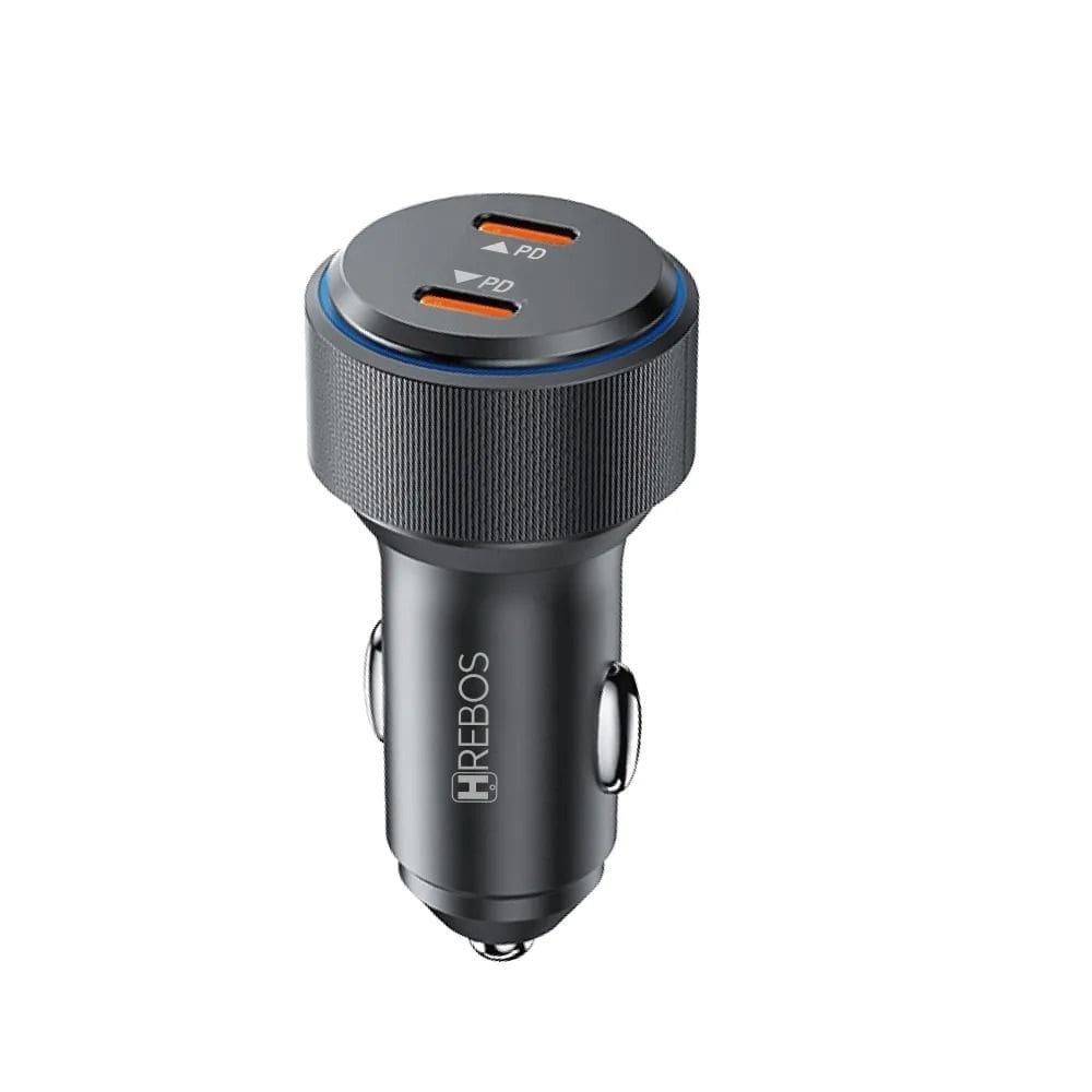 Carregador Veicular Hrebos Crv-209 Charge Pro 60w Dual Usb-c