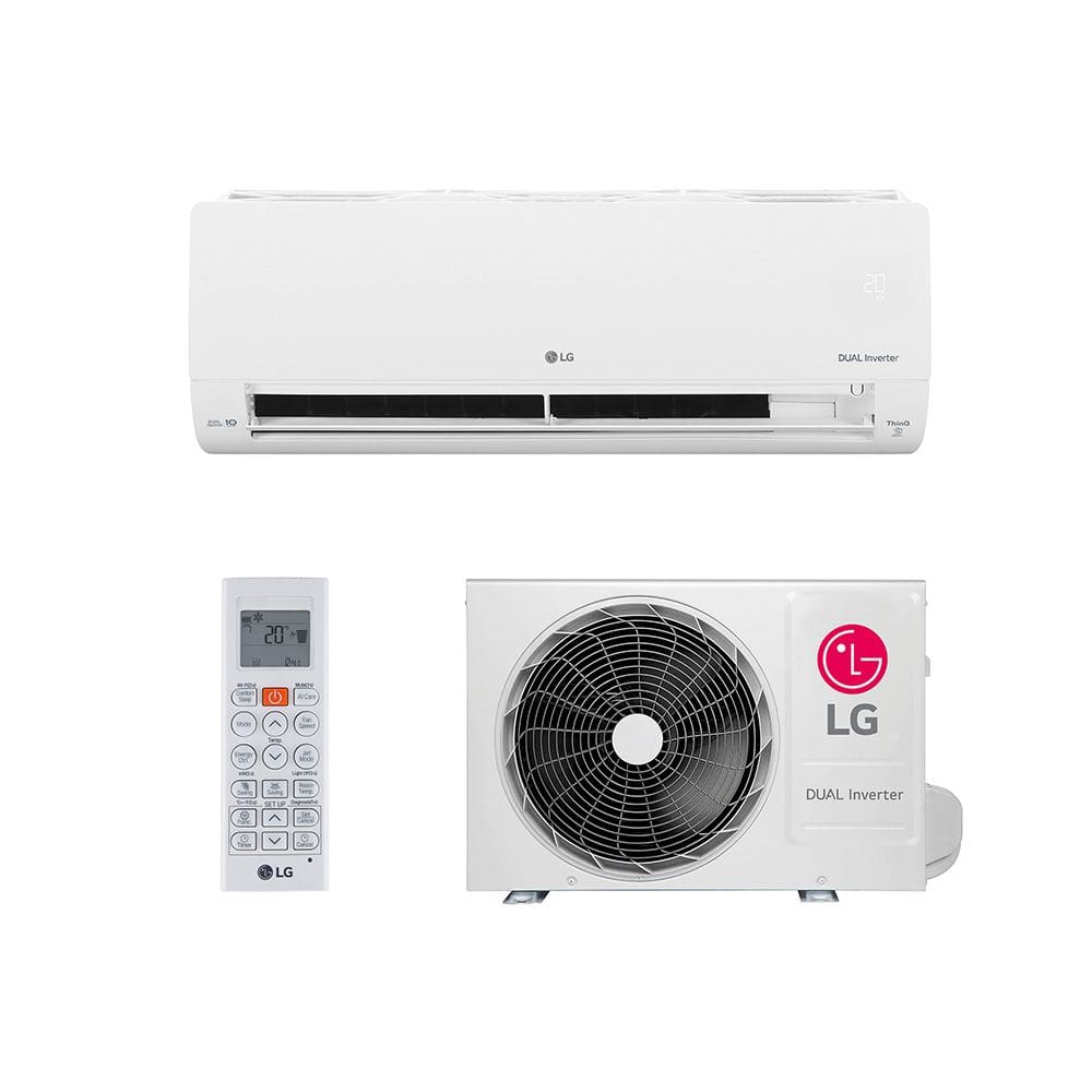 Ar Condicionado Split Hi Wall - Inverter R-32 - LG - Dual Voice + IA - 22.000 BTUs - Frio - 220V Monofásico
