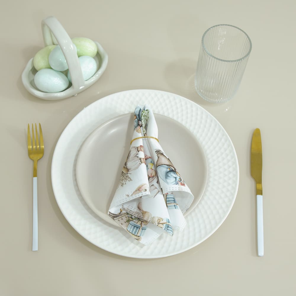 Kit 6 Guardanapos Essence 6 Peças Ultrassônico Páscoa Est. 3