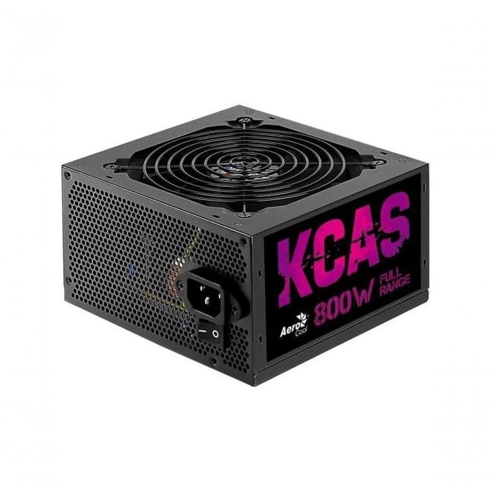 Fonte Gamer Atx Aerocool Kcas 800w 80 Plus Full Range Apfc