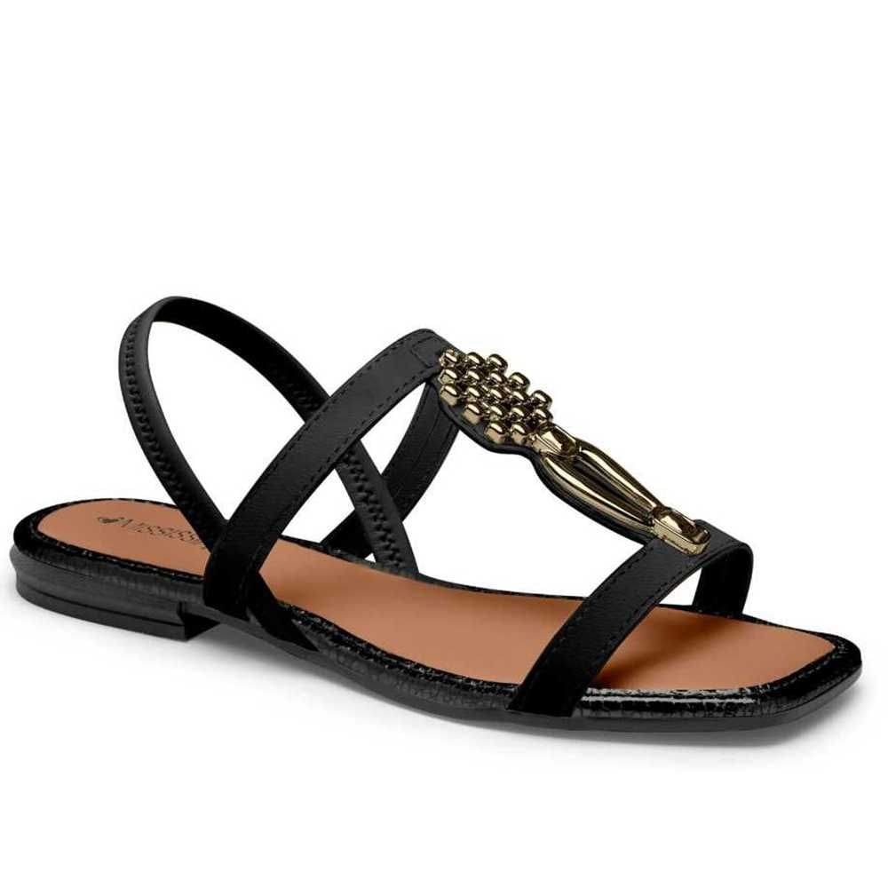 Sandália Feminino Mississipi Rasteira Pedraria