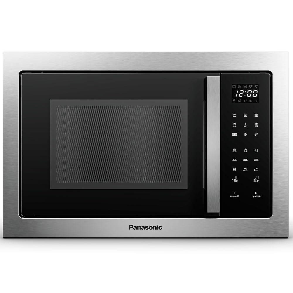 Micro-ondas de Embutir Panasonic com 30 Litros de Capacidade e Grill Inox - NN-GB68QSRUK