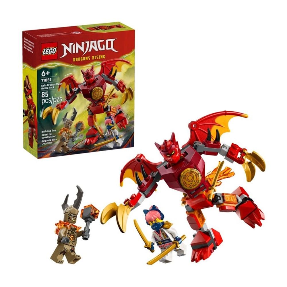 Lego Ninjago Pacote de Batalha do Robô Dragão do Kai - 71851