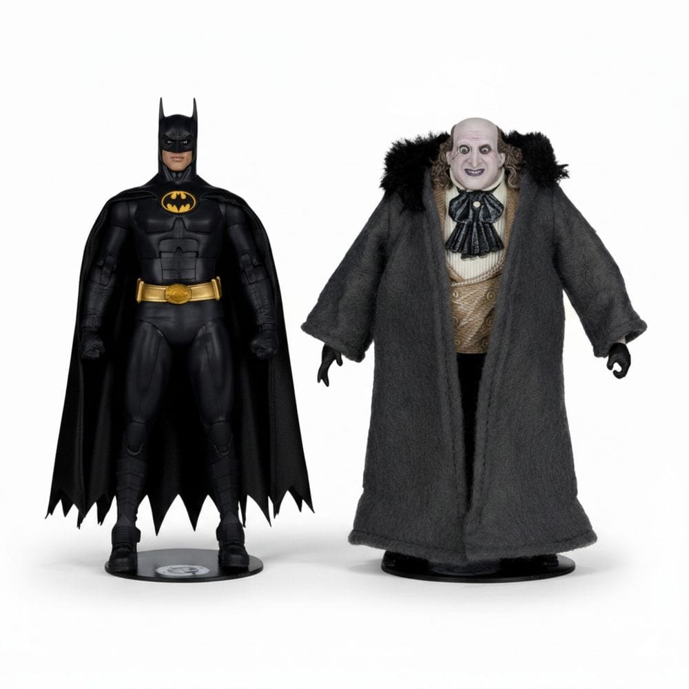 Boneco de ação McFarlane Toys Batman Returns Batman & Penguin