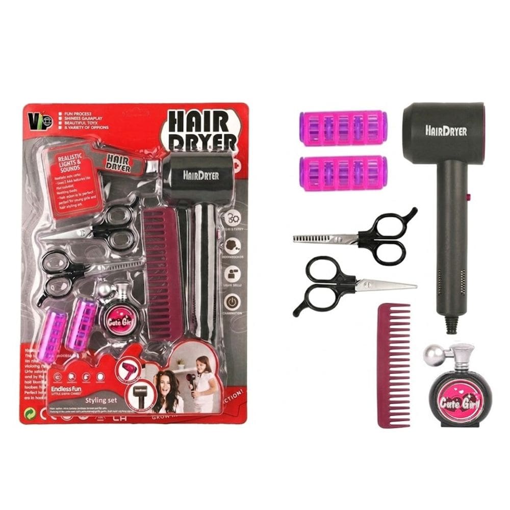 Kit de brinquedo Acessórios para Salão de Beleza - Vip