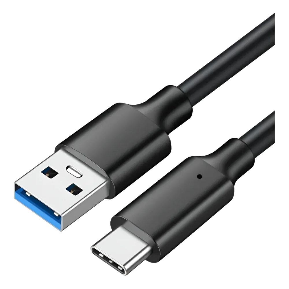 Cabo Usb Tipo C Turbo Carga E Dados Reforçado Preto