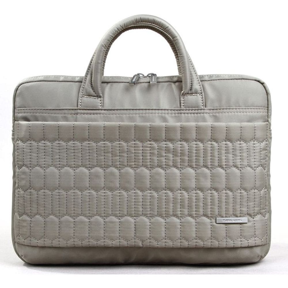 Bolsa de ombro para laptop Kingsons Electra Series 13,3” cinza café