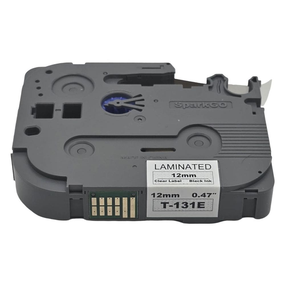 Fita de etiqueta SparkGo T-131E não laminada 12 mm x 8 m