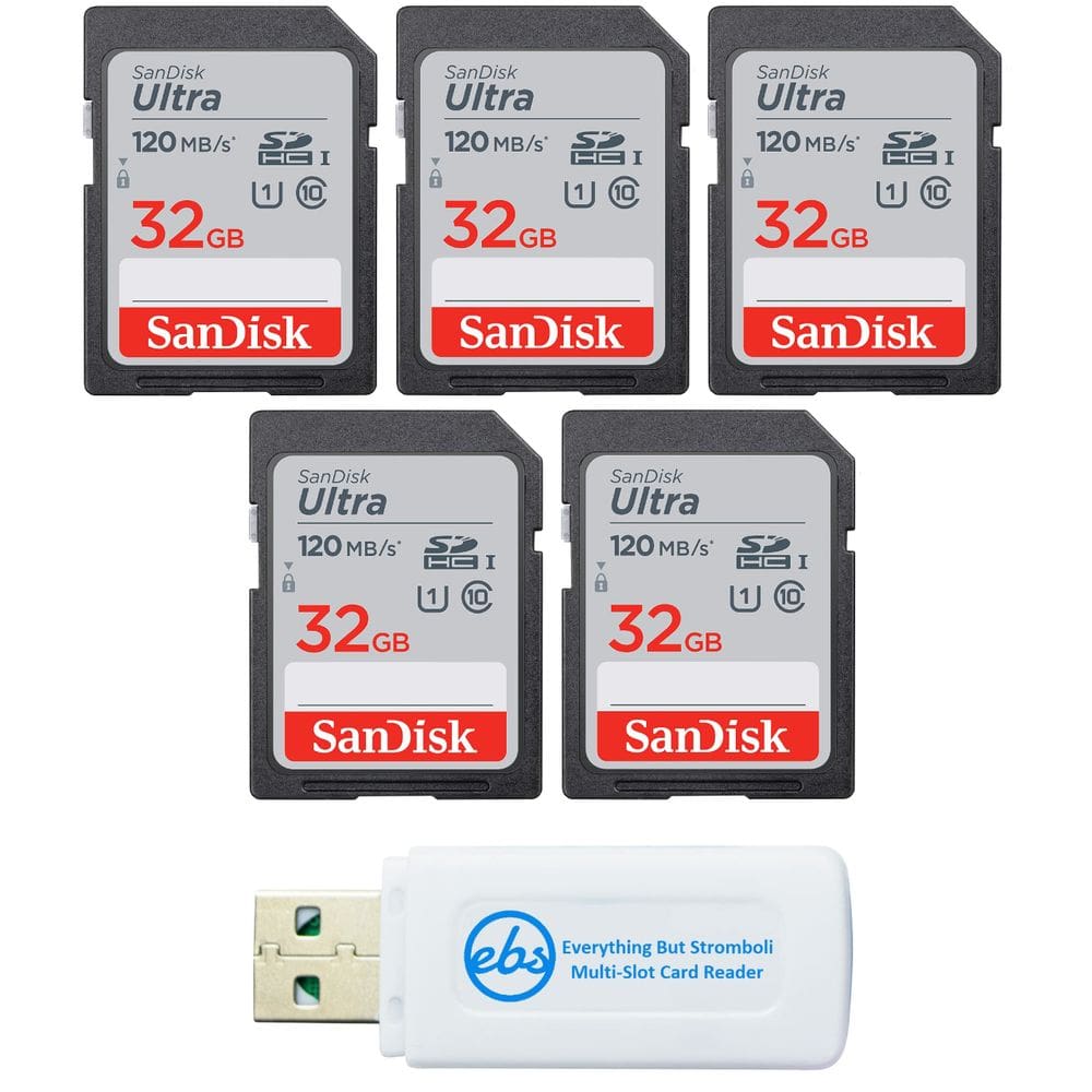 Kit de Cartões de Memória Everything But Stromboli 32GB SD 5 Unidades