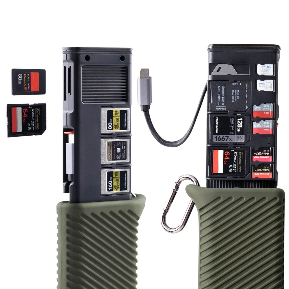 Leitor de cartão PGYTECH CreateMate USB 3.2 CFexpress A/B 10Gbps