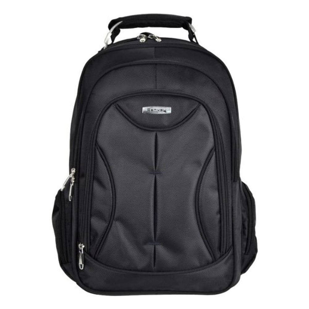 Mochila Trabalho Masculina Notebook Reforçada Alça Costas Ajustável - Black Origin - Yins