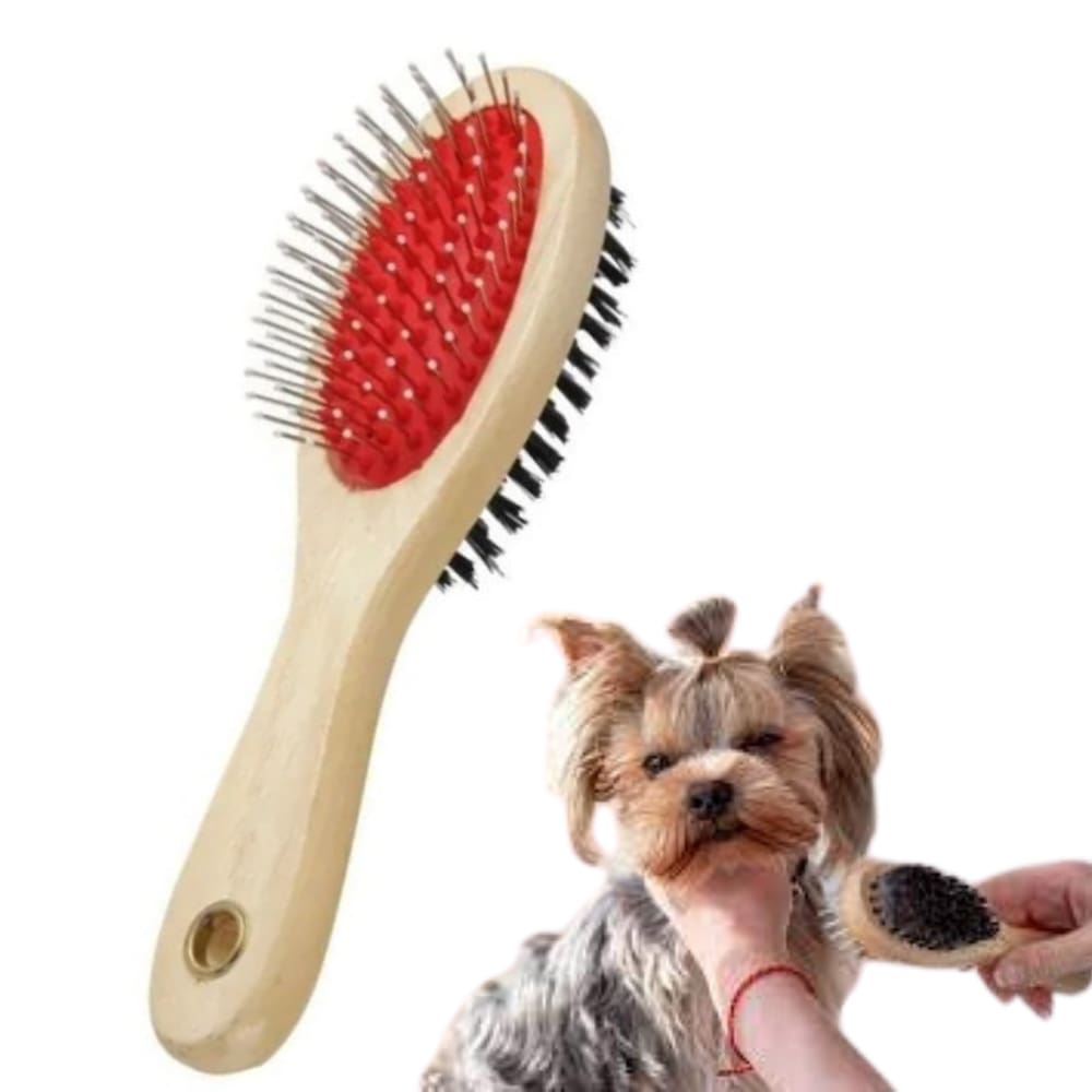 Escova Pet Dupla G Remove Pelos Desembaraça Cães Gato
