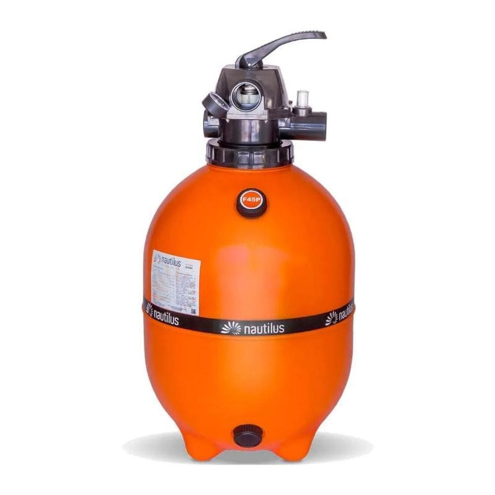Filtro De Areia Piscina Nautilus F450P 52.000L 6 Vias - Novo