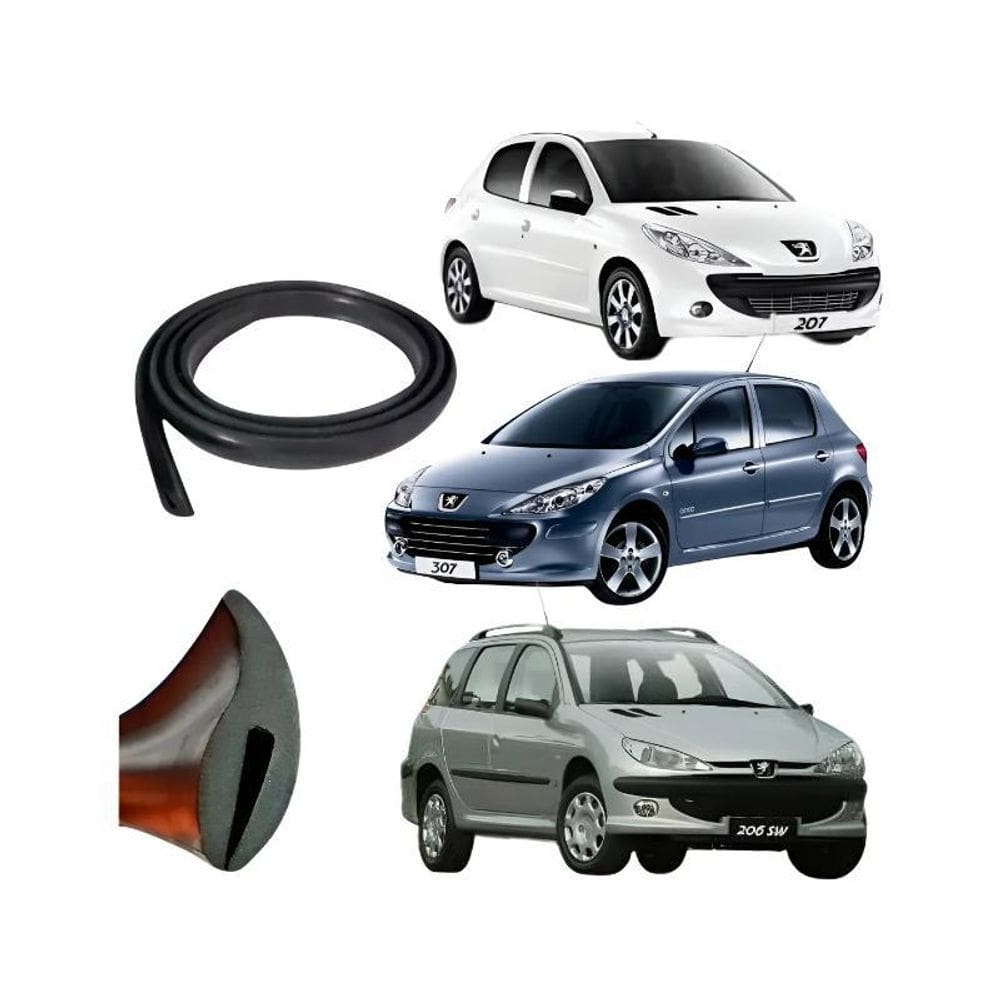 Borracha Da Churrasqueira Peugeot 206/207/208/307/308/408