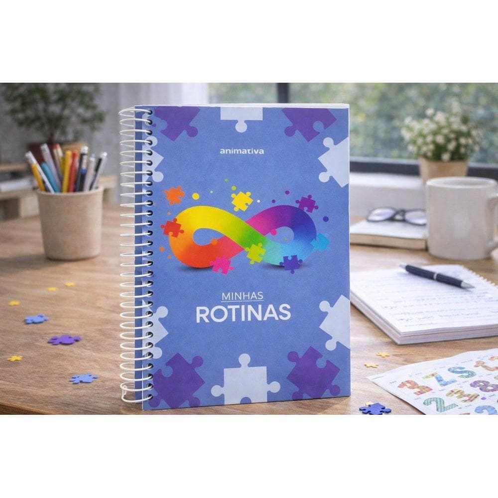 Agenda Minhas Rotinas 176 Folhas - Azul