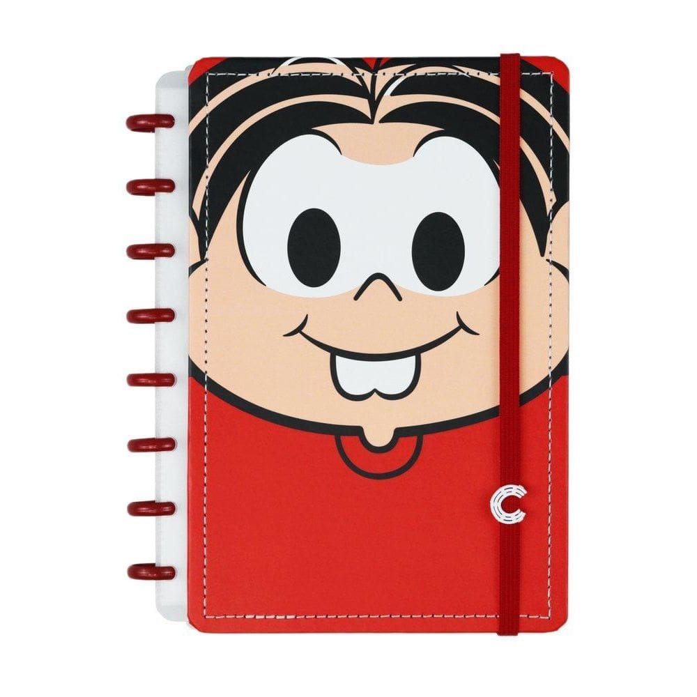 Caderno Inteligente Sd Mônica Grande 80 Folhas - Vermelha