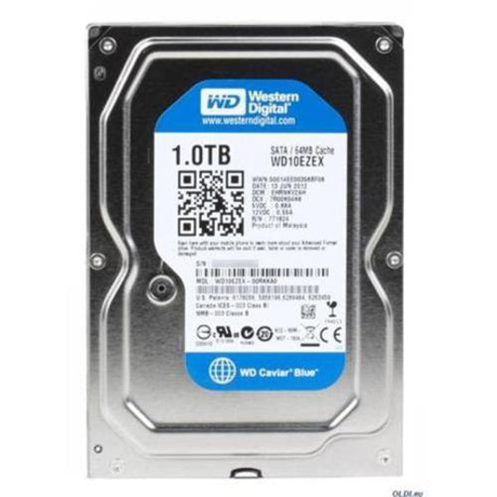 Western Digital Blue Wd10Ezex 1Tb 3,5 7200 Rpm Sata3 6Gb/S