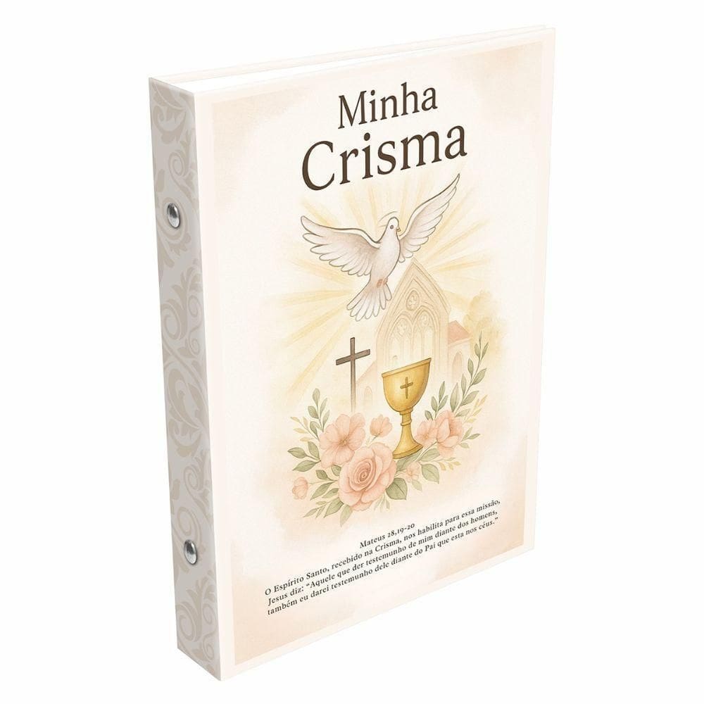 Álbum 15X21 40 Fotos Minha Crisma Para Lembranças