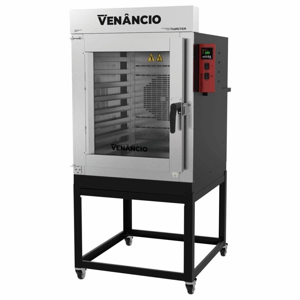Forno Industrial Turbo Venâncio Twister A Gás Para 8 Esteiras Com Base 220V Fvt8g 57402