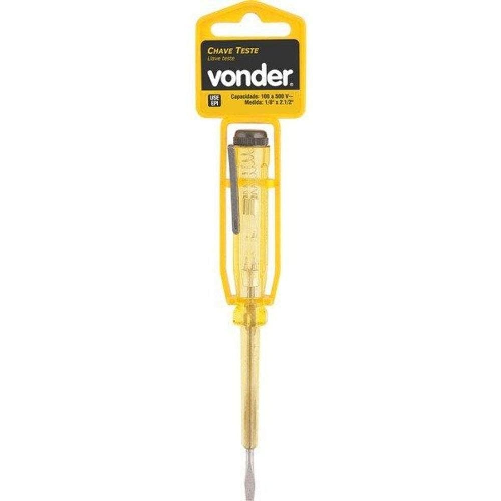 Chave Teste Encartelada 1/8” X 2.1/2” - Vonder