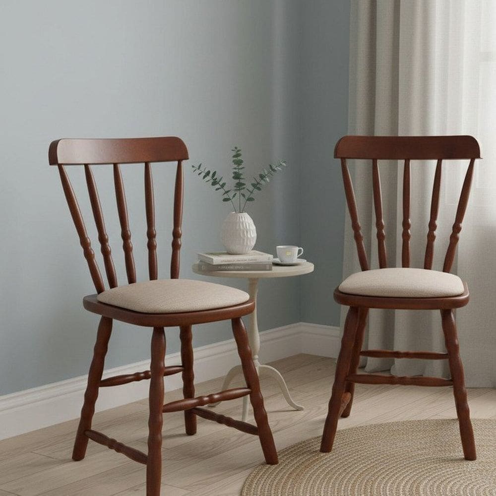 Cadeira Dalas Madeira Ass Mdf Estofado T51 Imbuia