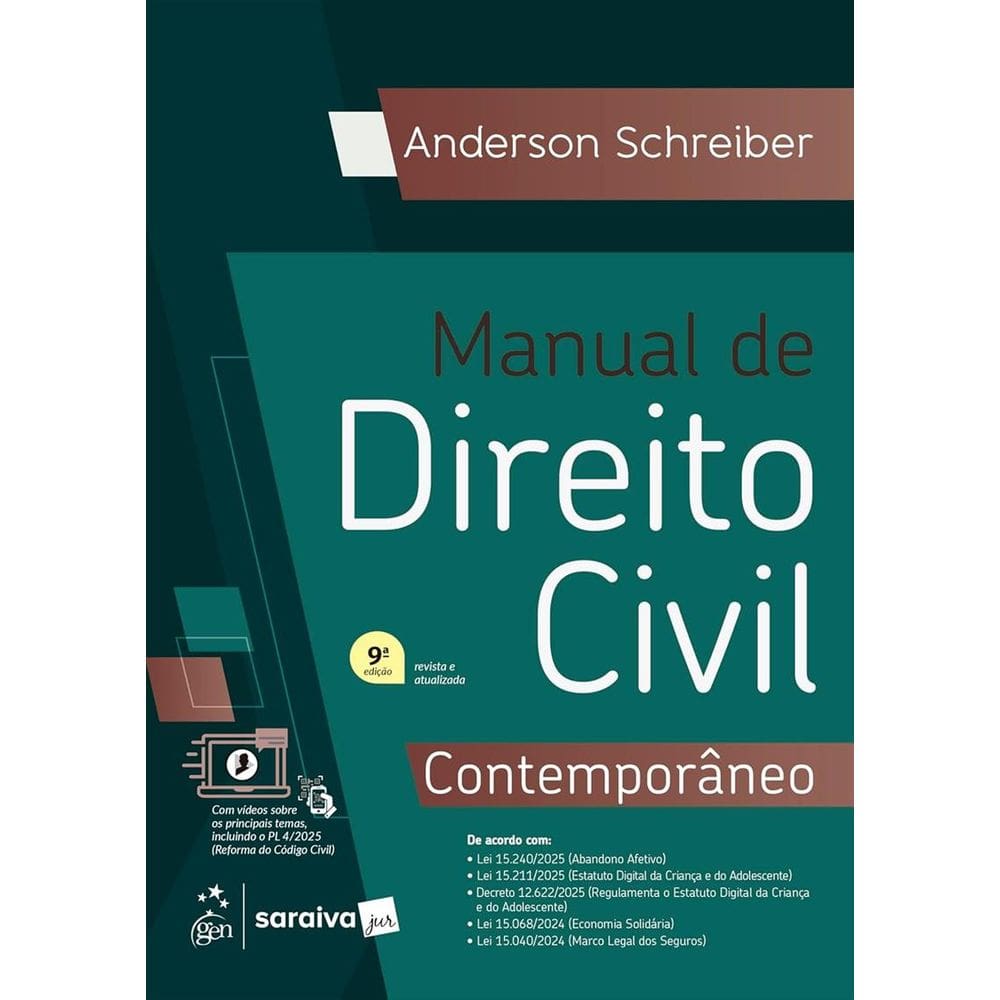 Manual De Direito Civil Contemporaneo - 9 Edicao 2026