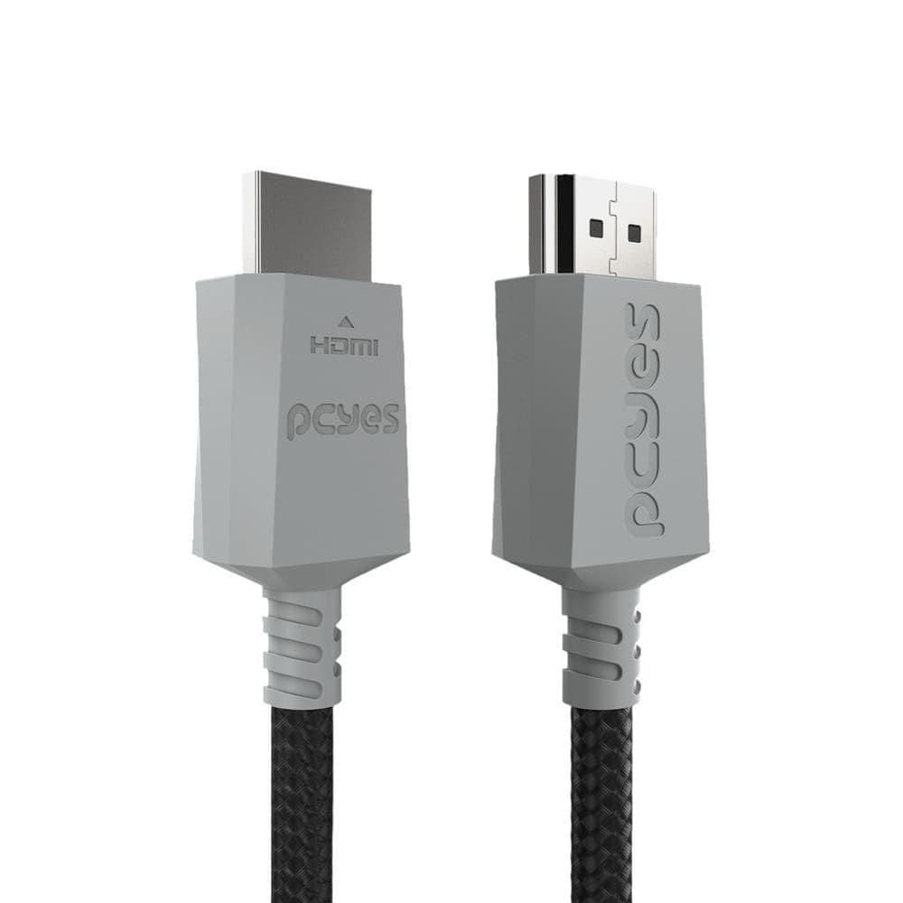 Cabo Hdmi Ultra 2.1 8k 1080/144hz - Conec. Cinza - 1 Metro - Nylon - Phu21p