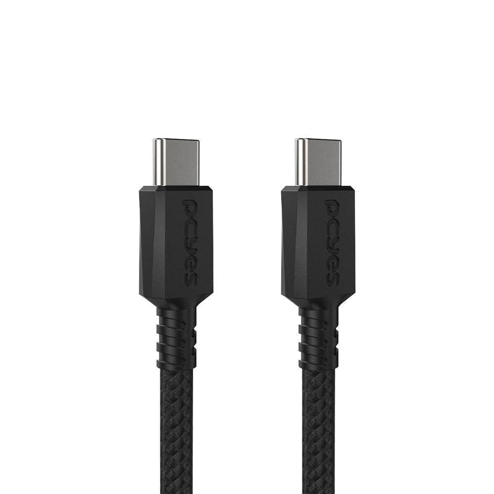 Cabo Usb Tipo-c 3.1 P/ Usb Tipo-c 3.1 - Preto - 3 Metros - Nylon - Pucp3p