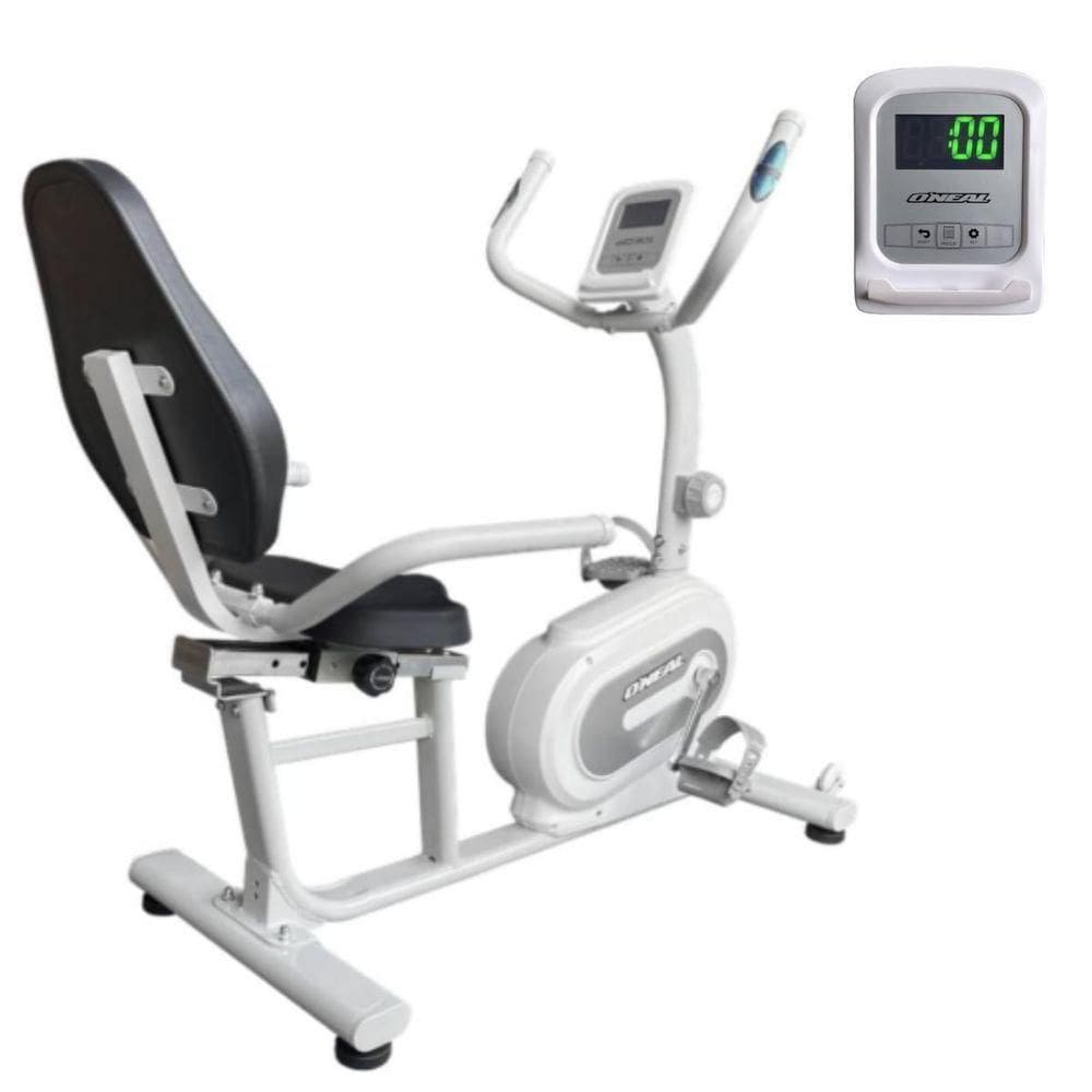 Bike Ergométrica Horizontal Silenciosa Com Monitor Digital