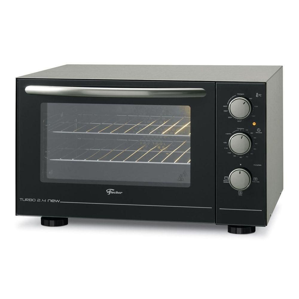 Forno Elétrico De Bancada Fischer Turbo 2.4 New 48l Preto 127v