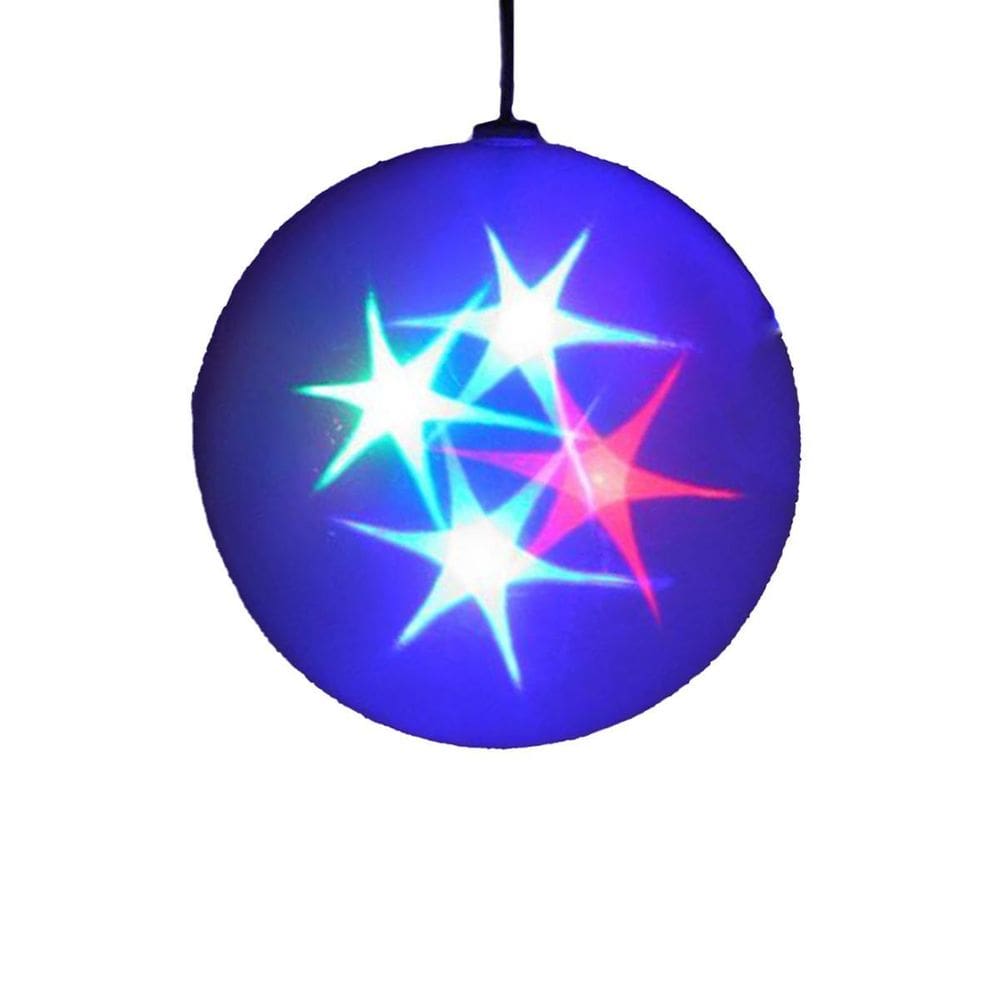 Bola De Natal Com Led Rgb Pisca Pisca Enfeite Bivolt Grande