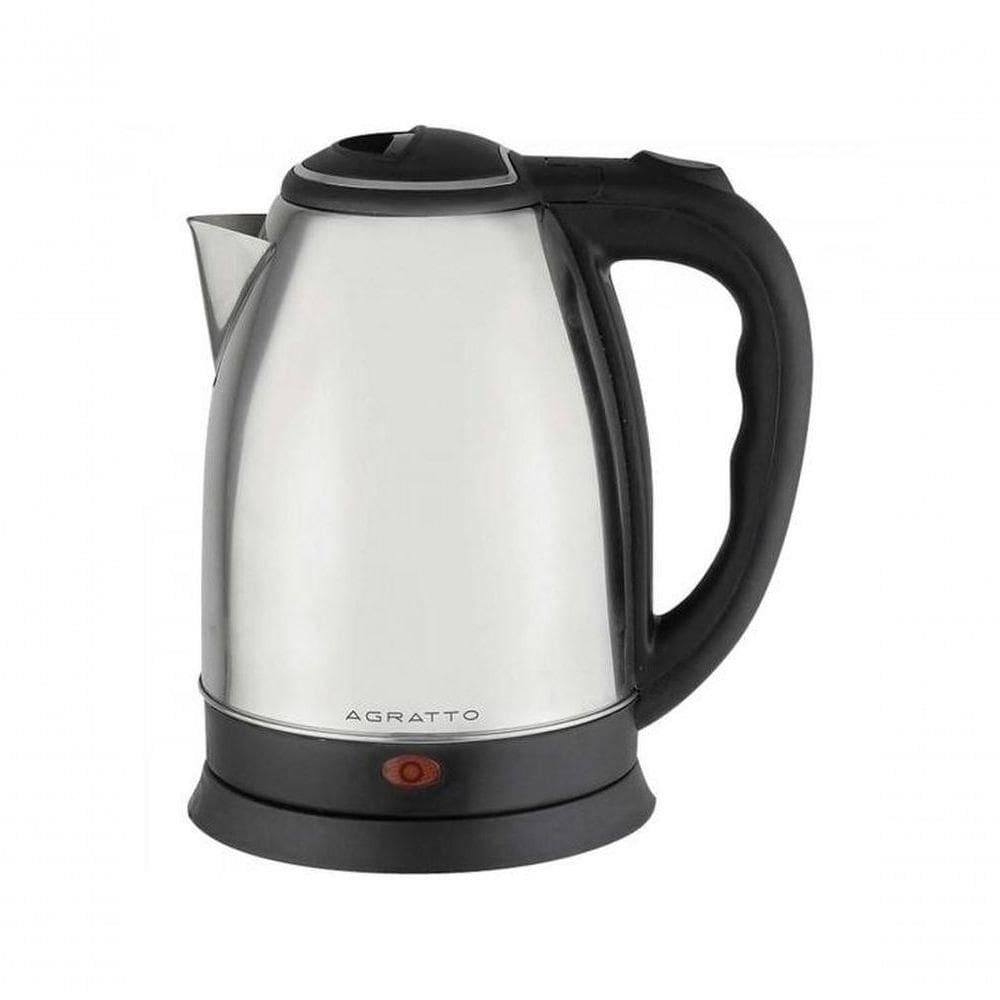 Chaleira Elétrica Agratto Ce01 Prata Em Aço Inox 127v