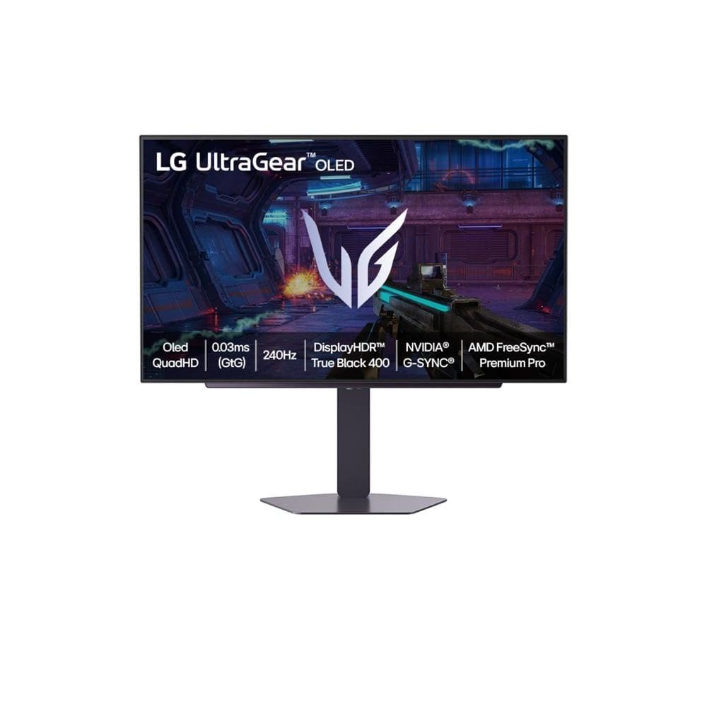 Monitor LG OLED UltraGear™ 27GX704A-B 27”, 240Hz, QHD 2K, 0.03ms (GtG), NVIDIA G-SYNC, AMD FreeSync Premium Pro, Vesa AdaptiveSync, HDR True Blac