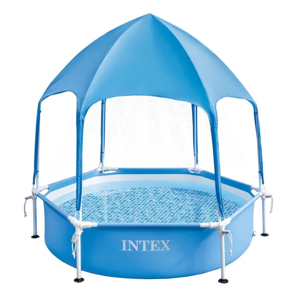 Piscina Estrutural Com Cobertura 700l 203x173x89cm - Intex