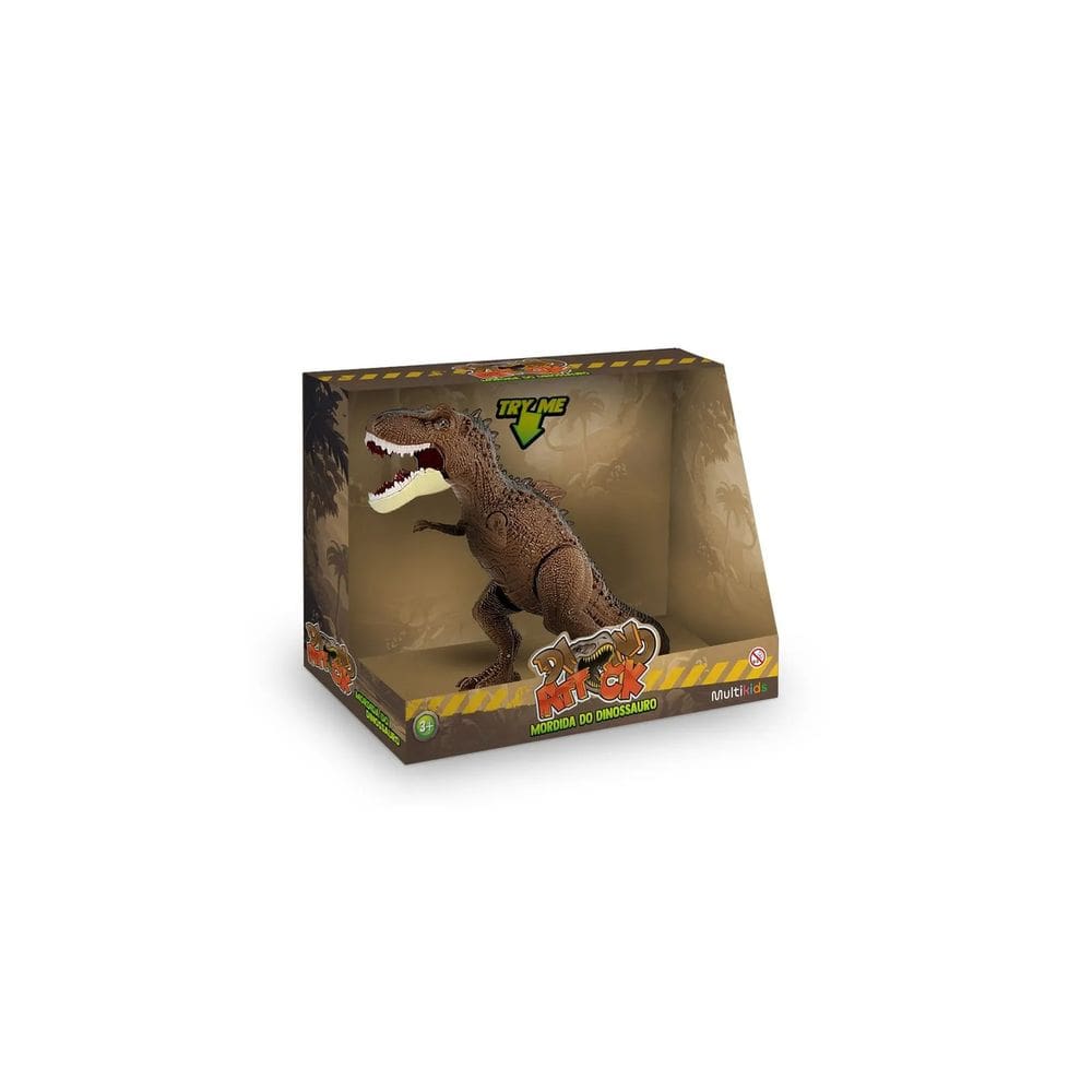 Brinquedo Dino Attack Mordida Do Dinossauro Com Som -  Multikids BR2494