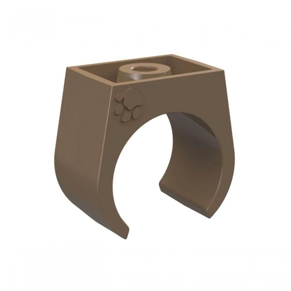 Abraçadeira Para Tubo Soldável 20mm Marrom