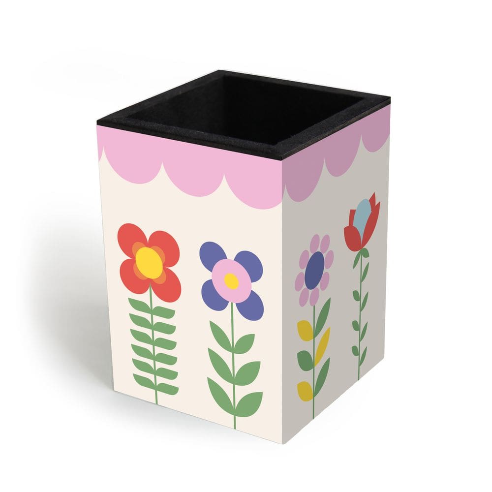 Porta lapis Treco Floral Gráfico Fina ideia