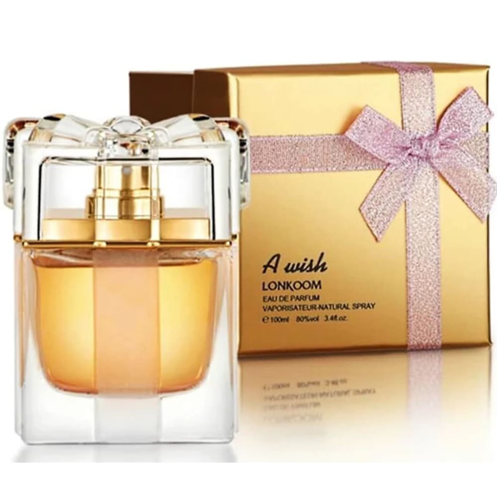 Perfume Colonia Feminina Wish Eau Parfum 100ml gold