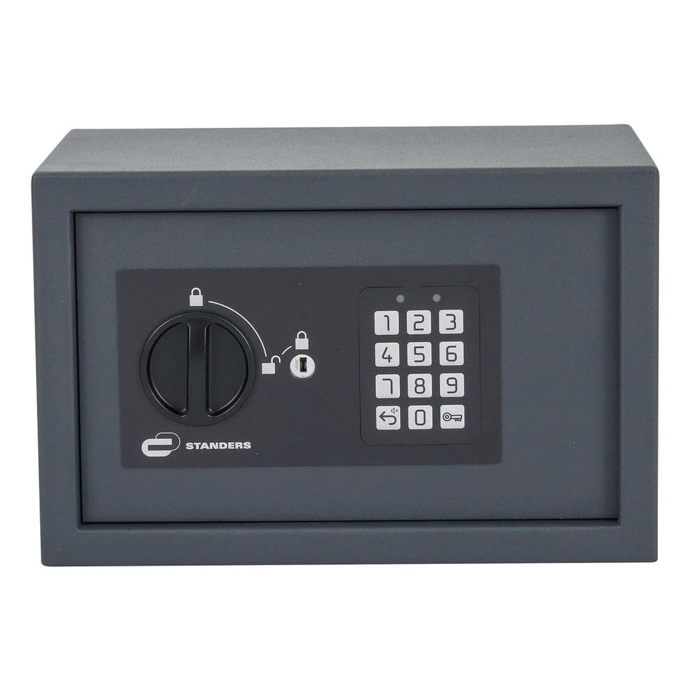 Cofre Digital De Sobrepor Senha E Chave Aco 9l 20x31x20cm