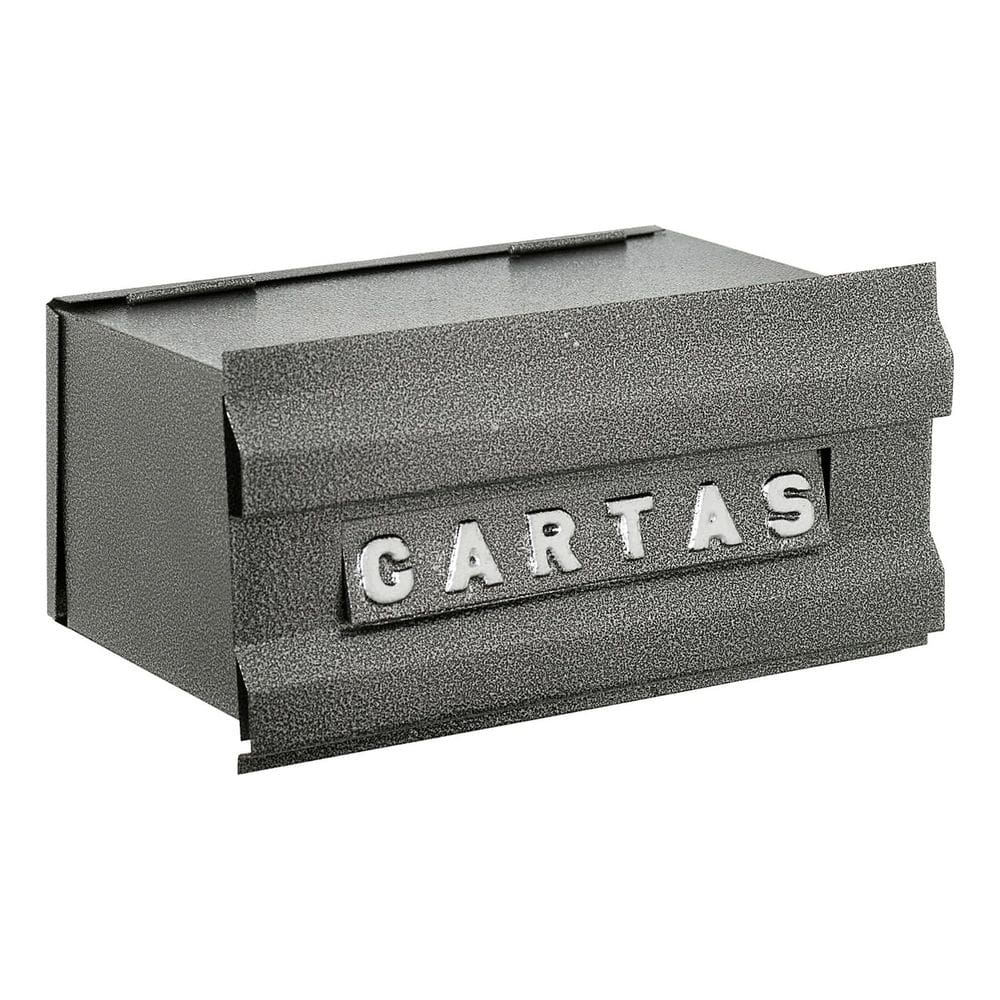 Caixa De Correio Parede Aco Com Cadeado 15x25x15cm