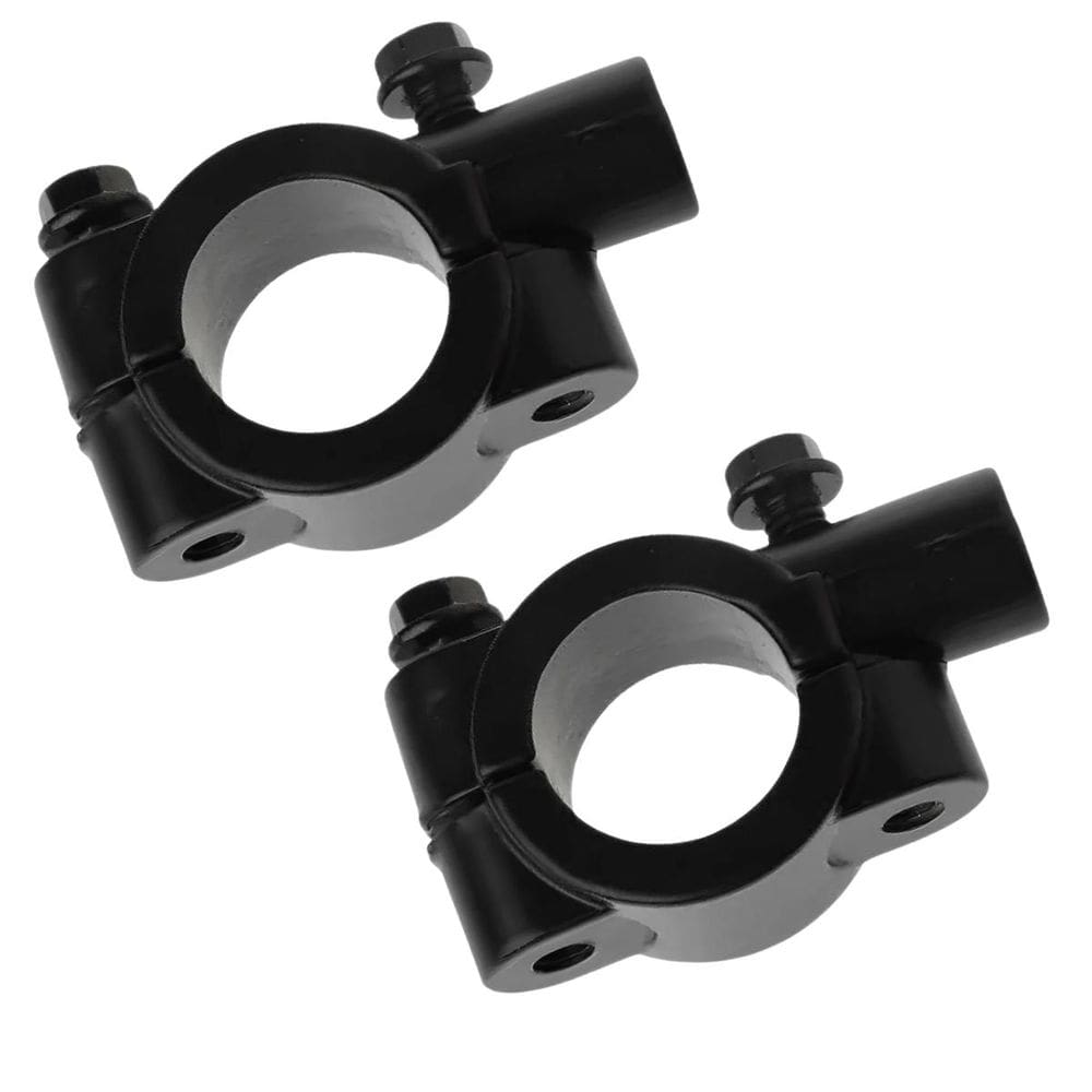 Abraçadeira Suporte Retrovisor Guidão 7/8 22mm Rosca M10 Par