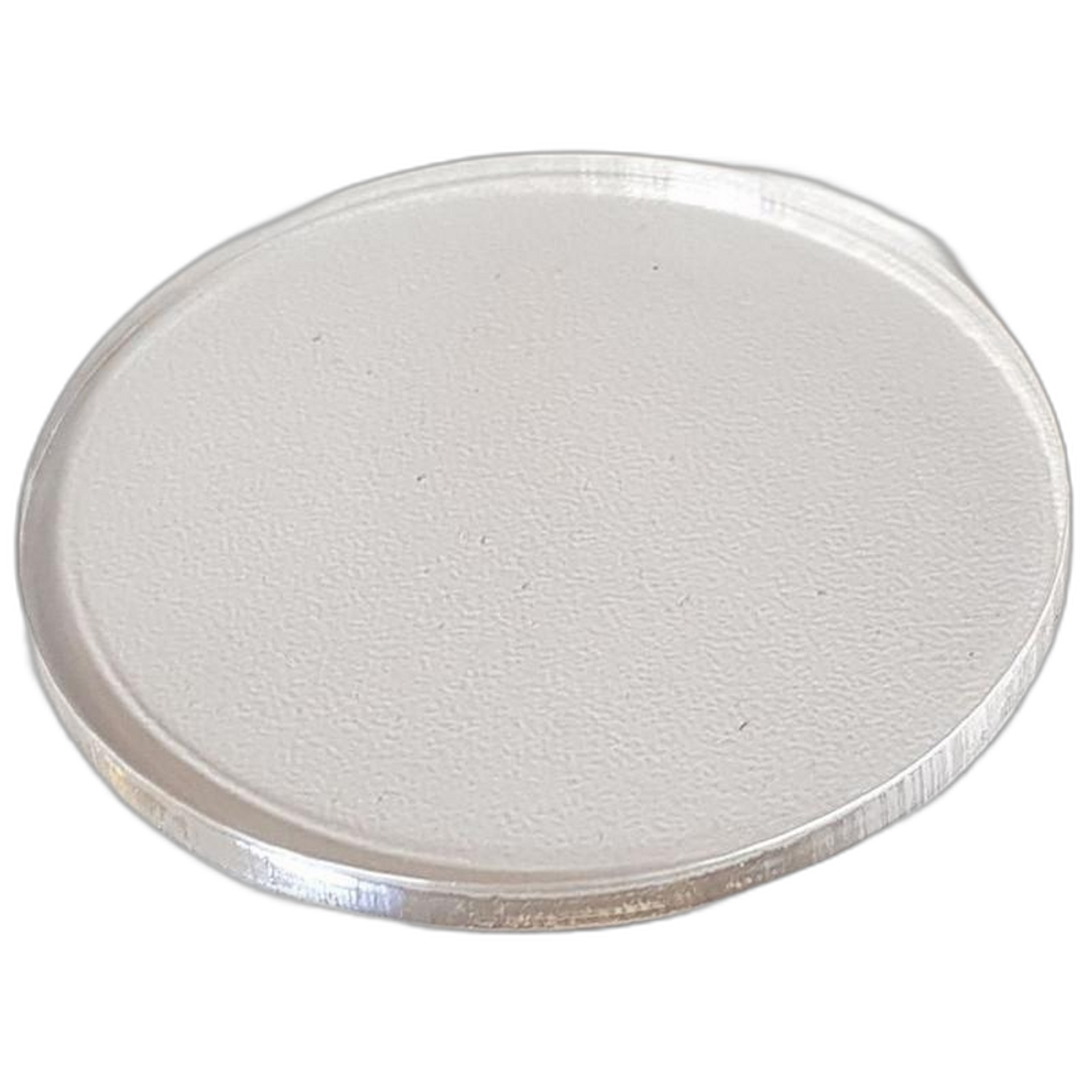 Kit 40 Peças Base Redonda Acrílica Para Biscuit 5Cm