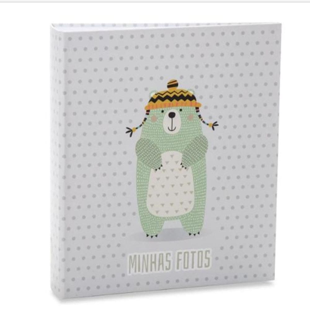 Álbum Infantil 200 Fotos 10X15Cm Rebite - Ical 286