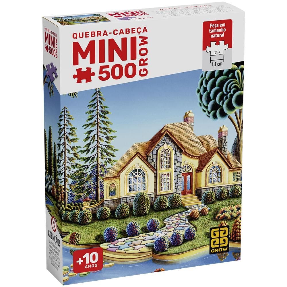 Mini Quebra-cabeça 500 peças Doces Sonhos