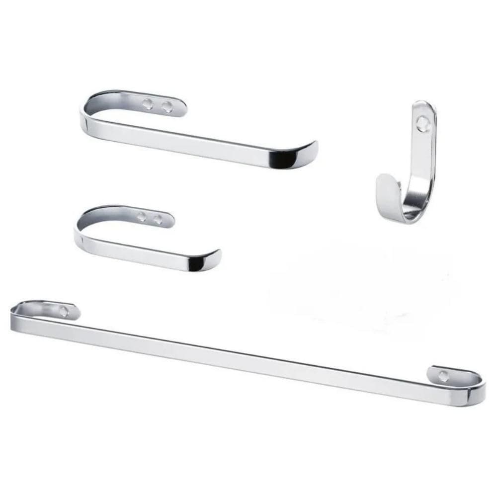 Suporte Kit De Acessórios Para Banheiro 4 Peças