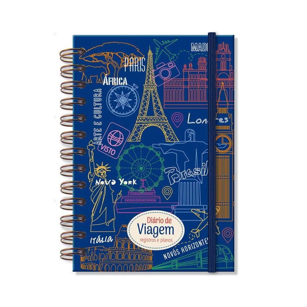 Diário De Viagem Inesquecível Fina Ideia