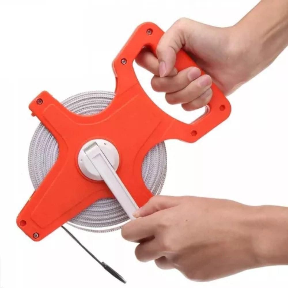 Fita Métrica Com Manivela De 50 Metros