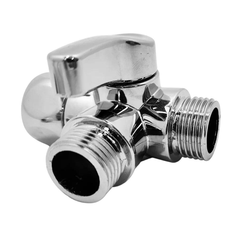 Registro Derivador Para Ducha Higiênica Cromado Cromado