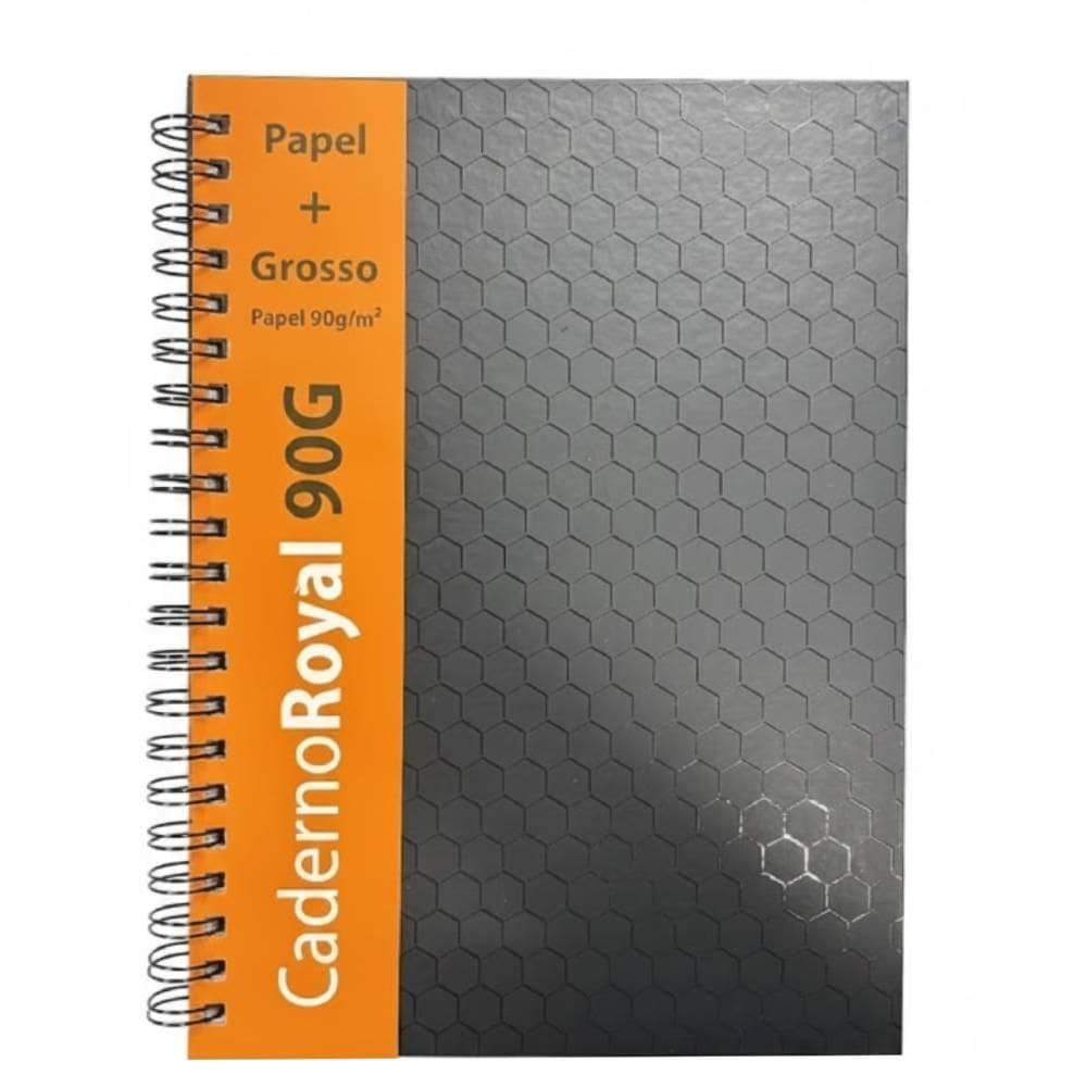Caderno Prime Royal Paper Espiral C/Pauta 80Fls 20,5X28Cm